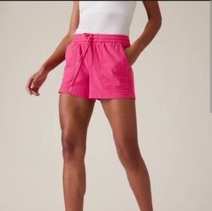 Athleta Farallon Tulip Pink Vibrant Shorts Large L NWT
